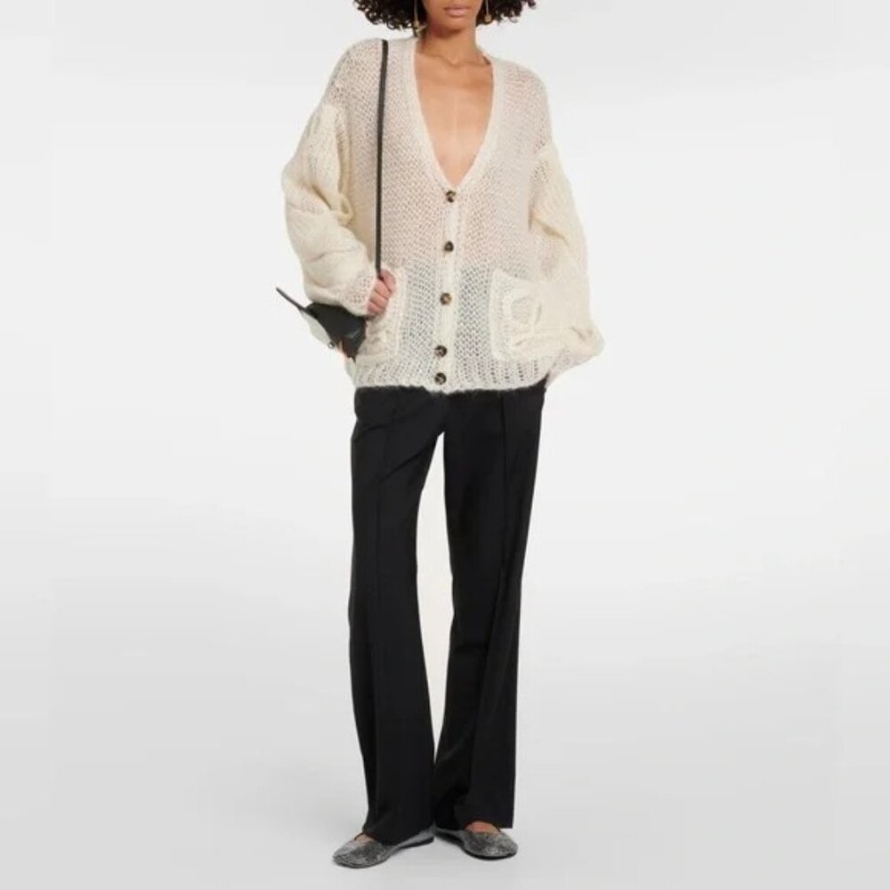 Loewe anagram mohair-blend cardigan